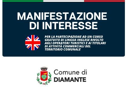 Manifestazione di interesse per la partecipazione ad un corso gratuito di lingua inglese