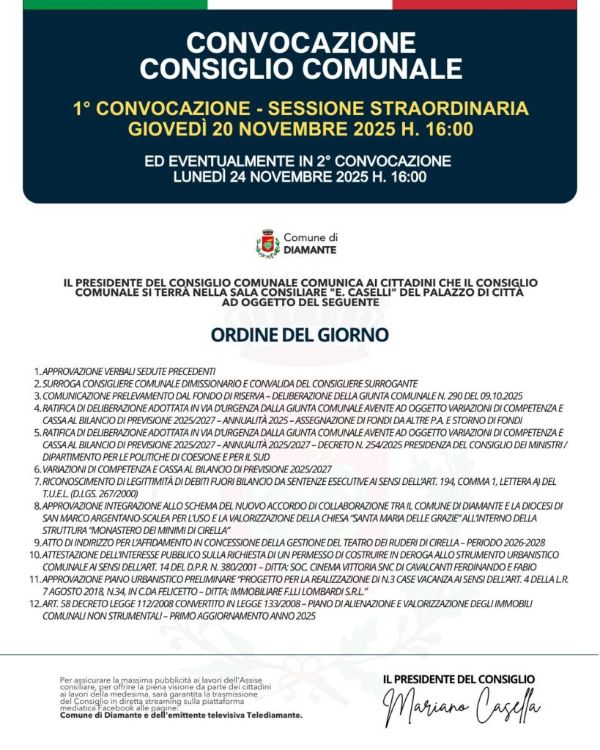 CONVOCAZIONE-CONSIGLIO-COMUNALE-comune-di-diamante-1-819x1024