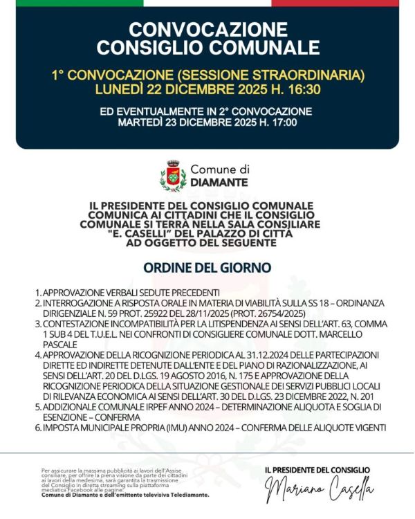 CONVOCAZIONE-CONSIGLIO-COMUNALE-comune-di-diamante-1-819x1024